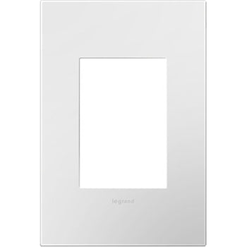Pass And Seymour Compact FPC Wall Plate Gloss White (AD1WPWH)