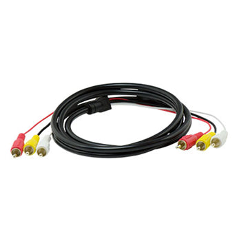 Pass And Seymour Composite Video L/R Audio Cable 12 Foot (AC2012BK)
