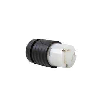 Pass And Seymour Connector 3W 30A 600V Turnlok Brown And White (L930C)