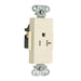Pass And Seymour Decorator Receptacle Single Tamper-Resistant 20A/125V Ivory (TR26361I)