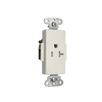 Pass And Seymour Decorator Receptacle Single Tamper-Resistant 20A/125V White (TR26361W)
