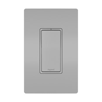 Pass And Seymour Decorator Switch 3-Way 15A 120/277V With Ground Gray (TM874GRY)