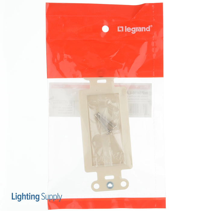 Pass And Seymour Decorator Outlet Strap Blank Light Almond (WP3410LA)
