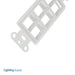 Pass And Seymour Decorator Strap 6-Port White (WP3416WH)