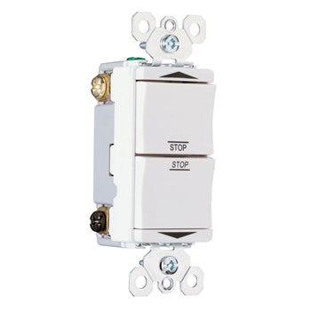 Pass And Seymour Double Throw Center Off Maintained White (TM811DTMAW)