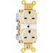 Pass And Seymour Duplex Receptacle 15A/250VAC Ivory (5662AI)