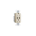 Pass And Seymour Duplex Receptacle 15A Tamper-Resistant Spec With 3.1A USB Charge Ivory (TR5262USBI)