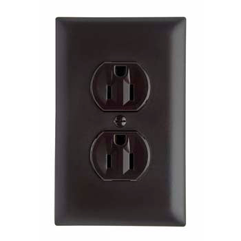 Pass And Seymour Duplex Receptacle 15A/125V Brown (3232)