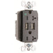 Pass And Seymour Duplex Receptacle 20A Tamper-Resistant Hospital Grade With 3.1 USB Charge Black (TR8300HUSBBK)