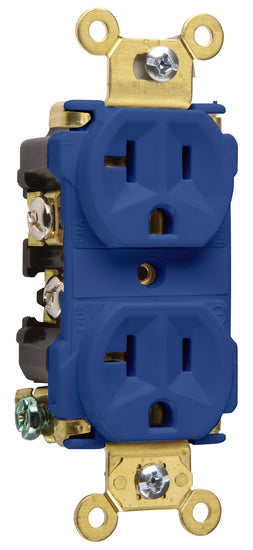 Pass and Seymour Duplex Receptacle 20A/125Vac Blue  (5362ABL)