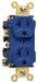 Pass and Seymour Duplex Receptacle 20A/125Vac Blue  (5362ABL)