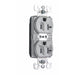 Pass And Seymour Duplex Receptacle Tamper-Resistant 20A 125V Gray (PTTR5362GRY)