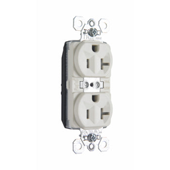 Pass And Seymour Duplex Receptacle Tamper-Resistant 20A 125V Light Almond (PTTR5362LA)