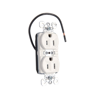 Pass And Seymour Duplex Receptacle Tamper-Resistant Split Circuit 15A 125V White (PTTR5262SCW)