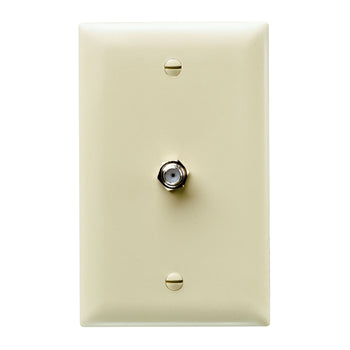 Pass And Seymour F Type Coax Connector With Thermoplastic Plate (TPCATV)