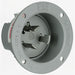 Pass And Seymour Flanged Inlet 3-Way 30A 480V Turnlok Gray (L830FI)
