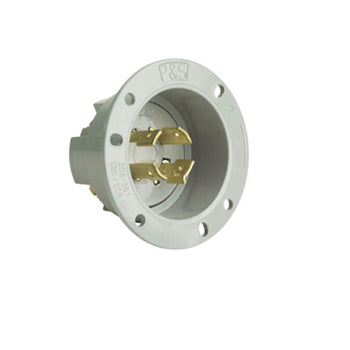 Pass And Seymour Flanged Inlet 4W 20A 120/208 Turnlok (L1820FI)