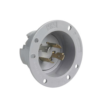 Pass And Seymour Flanged Inlet 4W 20A 125/250V Turnlok (L1420FI)