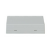 Pass And Seymour Four Port Surface Box White (WP3504WH)