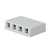 Pass And Seymour Four Port Surface Box White (WP3504WH)