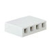 Pass And Seymour Four Port Surface Box White (WP3504WH)
