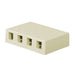 Pass And Seymour Four Port Surface Mount Box Ivory (WP3504IV)