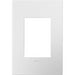 Pass And Seymour Gloss White 1-Gang 3-Module Wow Wall Plate (AWP1G3WHW4)