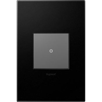 Pass And Seymour Graphite 1-Gang 2-Module Wall Plate (AWP1G2GR6)