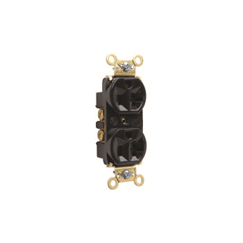Pass And Seymour Heavy-Duty Duplex Receptacle 20A 125VAC Black (PS5362BK)