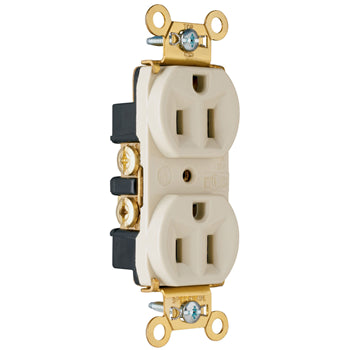 Pass And Seymour Heavy-Duty Duplex Receptacle 20A 125VAC Brown (PS5362)