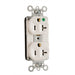 Pass And Seymour Hospital Grade Heavy-Duty Duplex Receptacle 20A/125V White (PT8300HW)