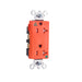 Pass And Seymour Hospital Grade Isolated Ground Tamper-Resistant Decorator Receptacle 20A 125V Orange (TRIG26362HG)