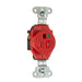 Pass And Seymour Hospital Grade Receptacle Single Tamper-Resistant Back And Side Wire 15A/125V Red (TR8201RED)