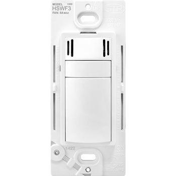 Pass And Seymour Humidity Sensor Fan Only 120V 3A Maximum White (HSWF3W)