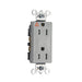 Pass And Seymour Isolated Ground Tamper-Resistant Decorator Receptacle 15A 125V Gray (TRIG26262GRY)