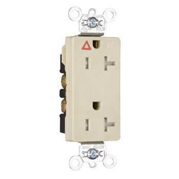 Pass And Seymour Isolated Ground Tamper-Resistant Decorator Receptacle 20A 125V Ivory (TRIG26362I)