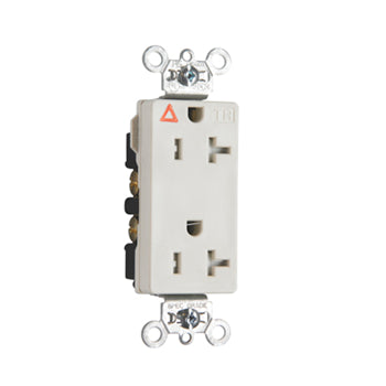 Pass And Seymour Isolated Ground Tamper-Resistant Decorator Receptacle 20A 125V Light Almond (TRIG26362LA)