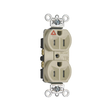 Pass And Seymour Isolated Ground Tamper-Resistant Duplex Receptacle 15A 125V Ivory (TRIG5262I)