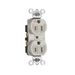 Pass And Seymour Isolated Ground Tamper-Resistant Duplex Receptacle 15A 125V Light Almond (TRIG5262LA)