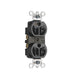 Pass And Seymour Isolated Ground Tamper-Resistant Duplex Receptacle 20A 125V Black (TRIG5362BK)
