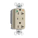 Pass And Seymour Isolated Ground TVSS Hospital Grade Receptacle 20A 125V Alarm Ivory (IG8300ISP)