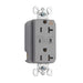 Pass And Seymour Isolated Ground TVSS Receptacle 20A 125V Alarm Gray (IG5362GRYSP)