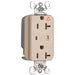 Pass And Seymour Isolated Ground TVSS Receptacle 20A 125V Alarm Light Almond (IG5362LASP)