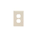 Pass And Seymour Junior Jumbo Plate 1-Gang 1 Duplex Light Aluminum (SPJ8LA)
