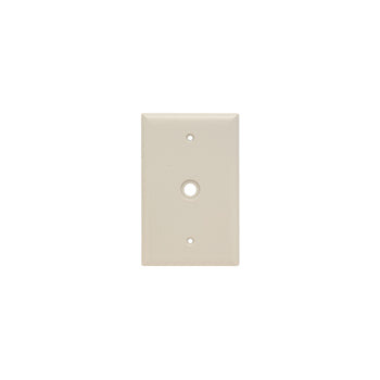 Pass And Seymour Junior Jumbo Plate 1-Gang Telephone Light Aluminum (SPJ11LA)