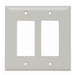 Pass And Seymour Junior Jumbo Smooth Wall Plate 2-Gang SPLEX Light Almond (SPJ262LA)