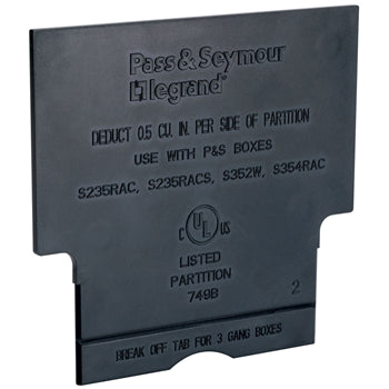 Pass And Seymour Low Voltage Box Divider (LVDIV1)