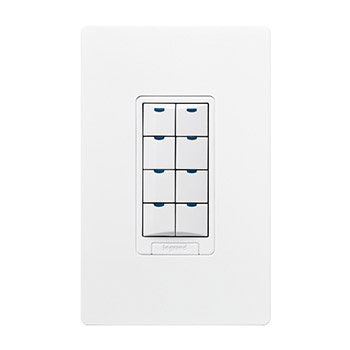Pass And Seymour Low Voltage Switch 1-Button With LED Light Almond (LVSW101LA)