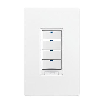 Pass And Seymour Low Voltage Switch 1-Button With LED White (LVSW101W)