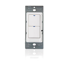 Pass And Seymour Low Voltage Switch 2-Button With LED Gray (LVSW102G)